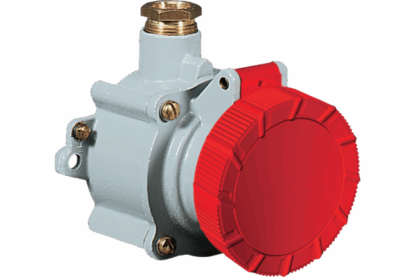 P478323_MAIN_png_900_600_contain_70.png P478213 NAVE WATERTIGHT WALL-MOUNTING SOCKET-OUTLET UNAV 2166 IN BRASS ENCLOSURE-CABLE GLAND 24X14 UNAV 1948 M24X1