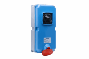 P484449 TAIS INTERLOCKED SOCKET IN THERMOSETTING GRP WITH MCB3P+N+E 125A 230V 9H