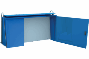 P500885 ENERGY METALBOX CABINET IN PAINTED ZINCED STEEL 1530X740X430