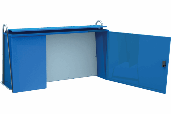 P500885 ENERGY METALBOX CABINET IN PAINTED ZINCED STEEL 1530X740X430