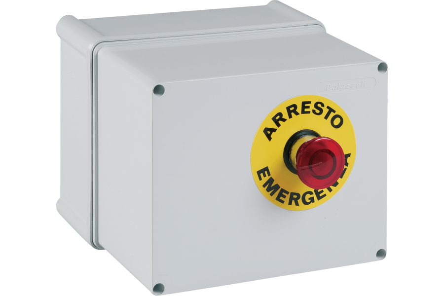 P501565 ENERGYBOX BOX WITH EMERGENCY PUSH-BUTTON IP55