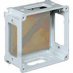 P511314 ALUCASE BOX IN MARINE GRADE ALUMINIUM 185X185X95 WITH WINDOWS F3/F3/F3/F3 IP66
