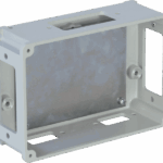 P511227 ALUPRES JUNCTION BOX IN ALUMINIUM ALLOY 185X125X63 WITH WINDOWS F1/F1/F0+F0/F1 - IP67
