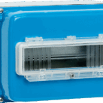 P511302 ALUPRES ENCLOSURE WITH TRANSPARENT DOOR 250X185MM