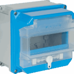 P532301 TAISBOX ENCLOSURE IN THERMOSETTING GRP IN WITH TRANSPARENT WINDOW 190X185X150