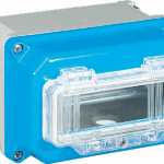 P532516 TAISBOX ENCLOSURE WITH TRANSPARENT WINDOW 125X125X125 4 MODULES IP67