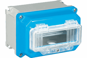 P532516 TAISBOX ENCLOSURE WITH TRANSPARENT WINDOW 125X125X125 4 MODULES IP67