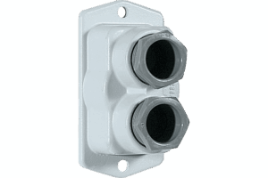 P541040 ALUCASE FLANGE TYPE F0 WITH 2 GLANDS 1/2"