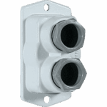 P540161 ALUCASE FLANGE TYPE F1 WITH 2 GLANDS 3/4"