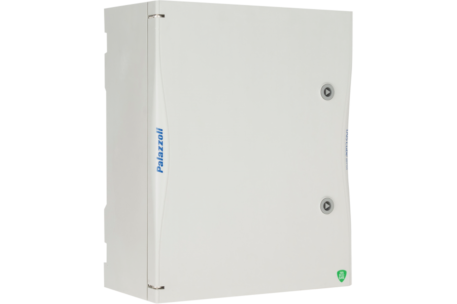 P550003 TAIS CUBE DISTRIBUTION BOARD IN THERMOSETTING GRP WITH BLIND DOOR 450X505X220 SIZE 3 IP66