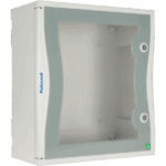 P550032 TAIS CUBE DISTRIBUTION BOARD IN THERMOSETTING GRP WITH TRANSPARENT DOOR 340X430X180 SIZE 2 IP66