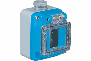 P559032 TAIS MIGNON WALL MOUNTING ENCLOSURE FOR PANEL DEVICES TICINO MAGIC 2 INLETS 3/8" 2 MODULES