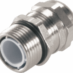 P572109 UNI NICKEL PLATED CABLE GLAND WITH LONG THREAD PG9 IP68