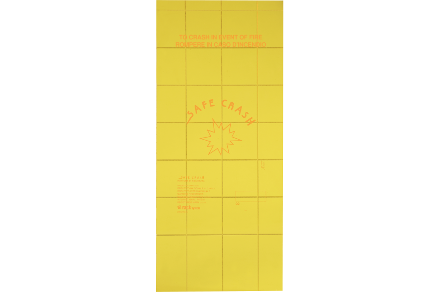 P575706 B-SMART PATENTED SAFE CRASH BREAKABLE GLASS FOR FIREFIGHTING TURRETS