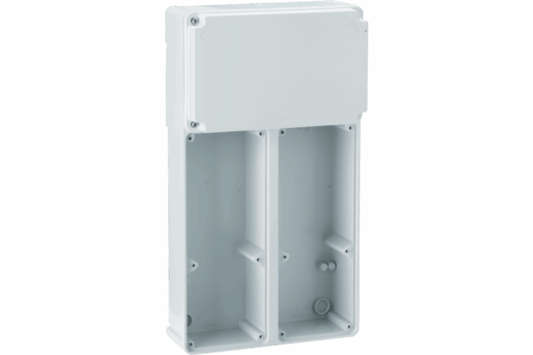 P579422_MAIN_png_900_600_contain_70.png P579422 TOPTER DISTRIBUTION BOARD WITH BLIND COVER FOR 2 63A INTERLOCKED SOCKETS IP55