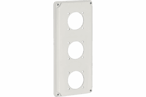 P579716 TOPTER FLANGE FOR 3 FIXED 50X50 INTERNATIONAL DOMESTIC SOCKETS