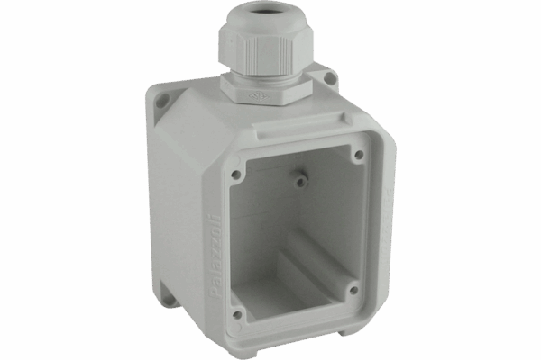 P579750_MAIN_png_900_600_contain_70.png P579750 TOPTER WALL-MOUNTED BOX FOR 1 SOCKET-OUTLET AND FLANGE TOPTER SERIES 65X83 IP66/IP67