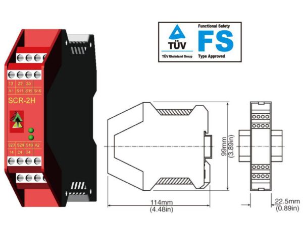 SCR-2H.jpg 180030 SCR-2H 24V std screw terminals