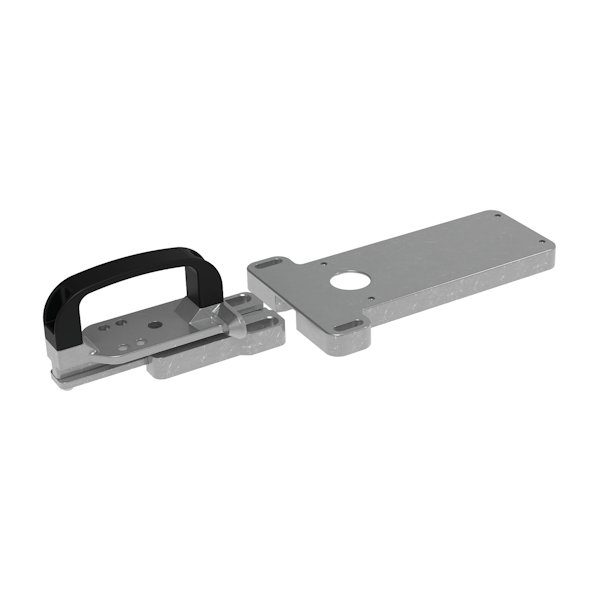 UGB-NET-SFH-SS-sliding-handle-in-stainless-steel.jpg 522006 UGB-NET-SFH-SS Sliding Front Handle and Mounting Plate