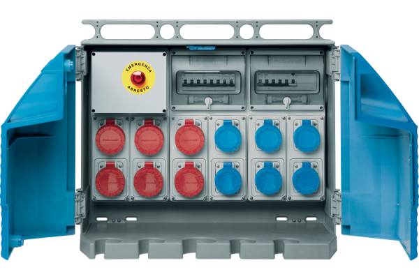 P610606_MAIN_png_900_600_contain_70.png P610606 ENERGYBOX ASSEMBLY ACS WITH FIXED SOCKETS 6P 16A 2P+E 230V/ 6P 16A 3P+E 380-415V MCB - 40KW IP65