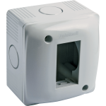 P630002 DOMOTER WALL MOUNTING PROTECTED ENCLOSURE FOR MODULAR DEVICES IP40 2 MODULES - 43302