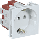 P643216 PT60 MODULAR SOCKET UNEL/COMPLEMENTARY 2P+E 10/16A SIDE EARTH/CENTRAL 2 MODULES