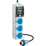 P670031 ENERGYGO PORTABLE ACS BOARD WITH 3 INTERLOCKED SOCKETS 2X 16A 2P+E 220V/1X16A 3P+E 380V