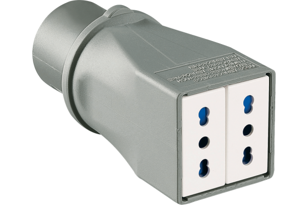 P740002_MAIN_png_900_600_contain_70.png P740003 MULTIPLAY ADAPTOR IEC PLUG - 1 DOMESTIC SOCKET TYPE BS 1363-1995 13A 200-250V