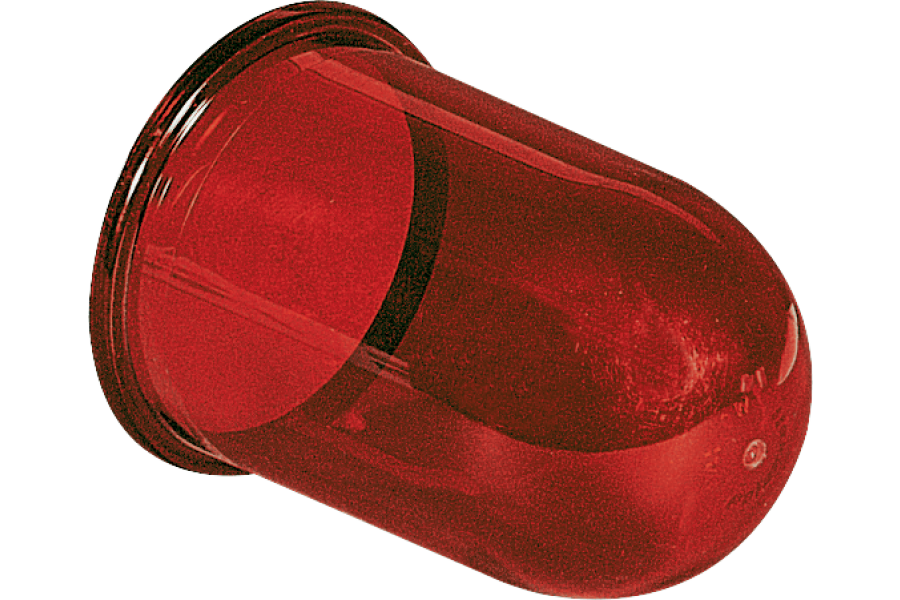 P819018 RINO SPARE DIFFUSER IN POLYCARBONATE FOR CYL LIGHTING FIXTURES 40W RED