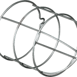 P819022 RINO INOX STEEL WIRE CAGE FOR CYL LIGHTING FIXTURE