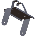 P819995 X-TIGUA SERIES 0-90 DEGREE ADJUSTABLE BRACKET FOR DOUBLE CHAIN SIZE L LUMINAIRE