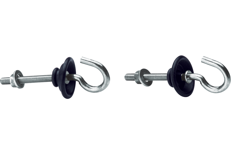 P820001 RINO PAIR OF HOOKS FOR INSTALLATION AND SUSPENSION OF WATERTIGHT STAINLESS STEEL LIGHTING FIXTURES