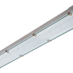 P821382 RINOLED STAINLESS STEEL-GLASS L1300 LIGHTING FIXTURE 52W COMFORT WIDE BEAM IP66