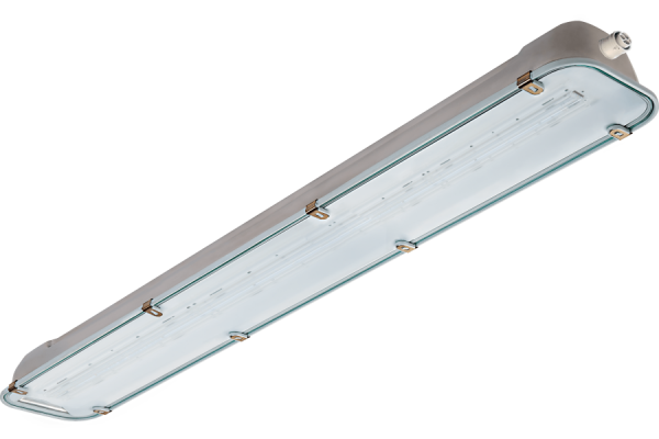 P822382_MAIN_png_900_600_contain_70.png P821382 RINOLED STAINLESS STEEL-GLASS L1300 LIGHTING FIXTURE 52W COMFORT WIDE BEAM IP66
