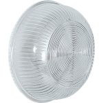 P830512 RINO ROUND LIGHTING FIXTURE SPARE FOR ROUND LIGHTING FIXTURES 100W RIBBED CLEAR