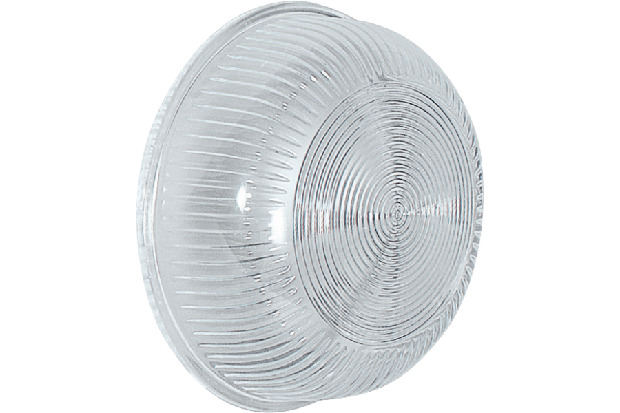 P830512 RINO ROUND LIGHTING FIXTURE SPARE FOR ROUND LIGHTING FIXTURES 100W RIBBED CLEAR