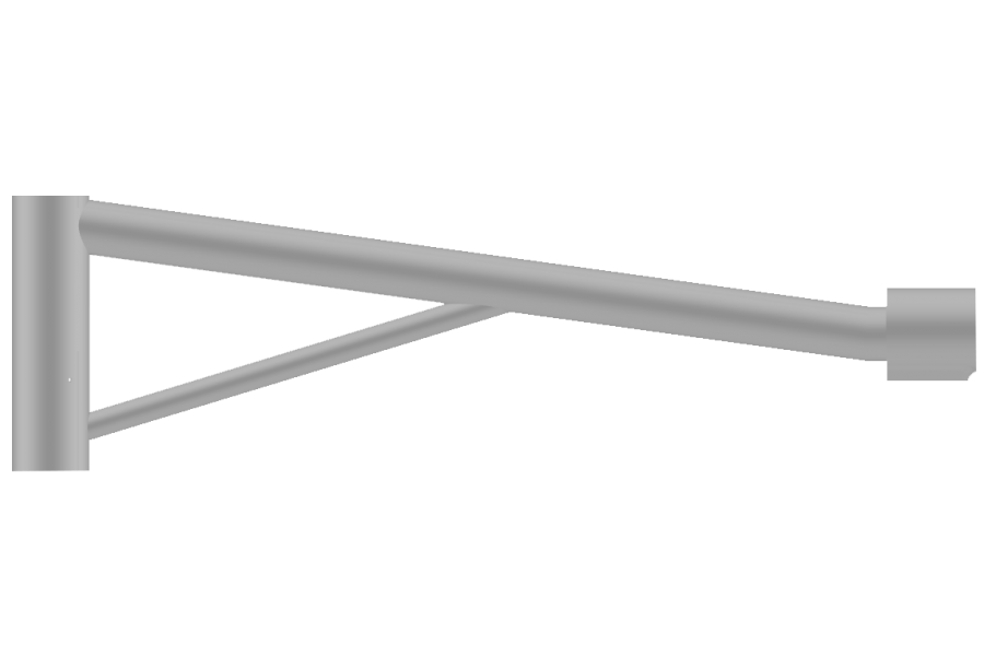 P834901 FIT 55 SERIES SINGLE POLE HEAD BRACKET