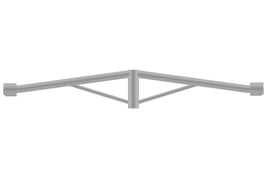 P834902 FIT 55 SERIES DOUBLE POLE HEAD BRACKET