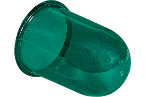 P850063 NAVE DIFFUSER IN SMOOTH RED COLOURED GLASS TYPE UNAV 1268 FOR WATERTIGHT CYLINDRICAL LUMINAIRES
