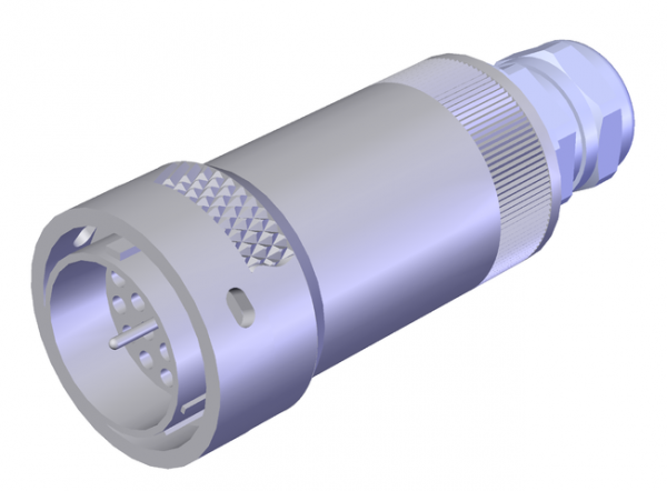 ast_663548_xl.png Euchner 034851E | 23POL/KUNSTSTOFFAUSFUEHRUNG : Flange Plug