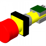 Euchner 083637E | NOT-HALT TASTE 16MM ZUGENTRIEGELUNG : E-Stop Button