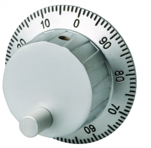 Euchner 100914E | EINSTELLRAD HKB 58 METALL SIL/SW : Dial
