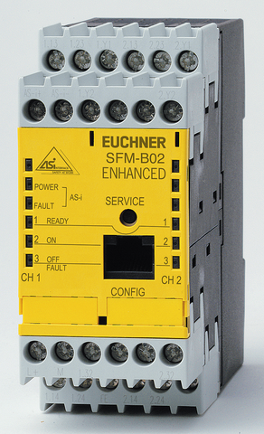 Euchner 087891E | SFM-B02 : As-I Safety Monitor 2 Channel