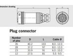 Euchner 086748E | 12POL/METALLAUSFUEHRUNG-086748 : Connector