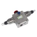 145300-Z GLHD-SS 2NC 1NO QC-M12 8way OSSD E-Stop & LED