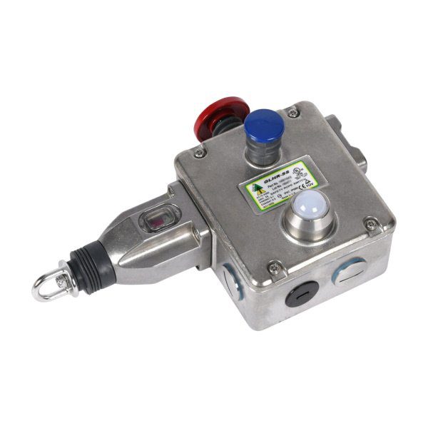 GLHR-SS-safety-rope-pull-cord-switch-heavy-duty-stainless-steel-ip69k-bi-colour-indication.jpg 145009A GLHR-SS 4NC 2NO M20 E-Stop & LED 24V
