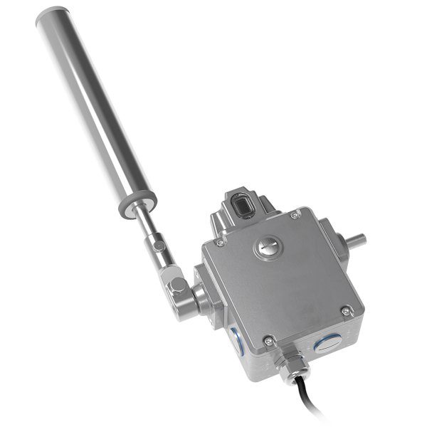 Belt-Alignment-Switch-Explosion-Proof-35x230-Roller-IECEX-ATEX-stainless-steel-ip69k.jpg Idem 501051: Belt 2NC 2NO Switch SS 35Mm Roller Long M20 EX 3m Pre-wired