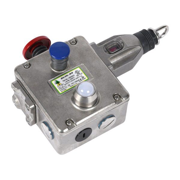 GLHL-SS-safety-rope-pull-cord-switch-heavy-duty-stainless-steel-ip69k-bi-colour-indication.jpg Idem 145053C-FZ: GLHL-SS 4NC 2NO M20 LED 230V