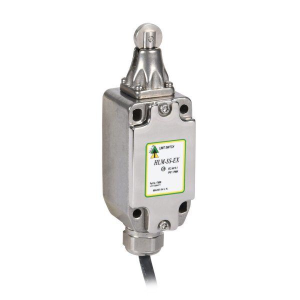 HLM-SS-RP-EX-safety-limit-switch-roller-plunger-ATEX-stainless-steel.jpg Idem 175064: HLM-SS 2NC Roller Plunger EX