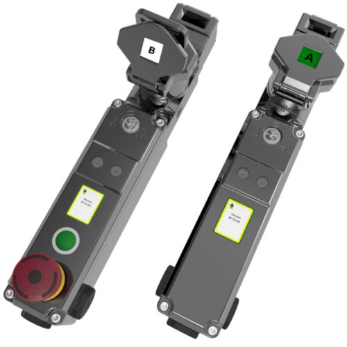 Idem 820052-PB-ES: M-TS-SR-RR 3NC 1NO Manual Release M20 + Push Button & E-S